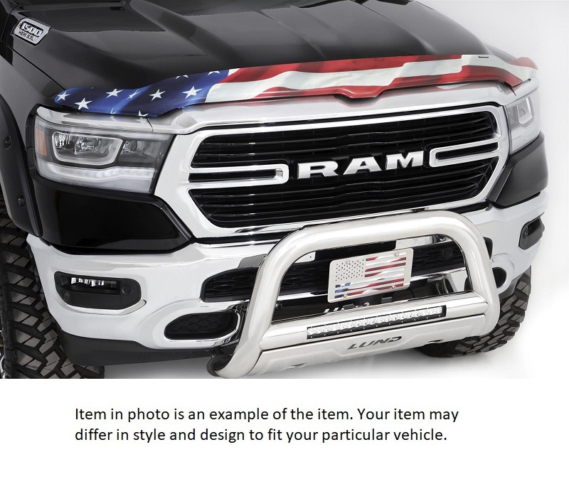 Stampede Vigilante USA Flag Hood Deflector 06-09 Dodge Ram - Click Image to Close